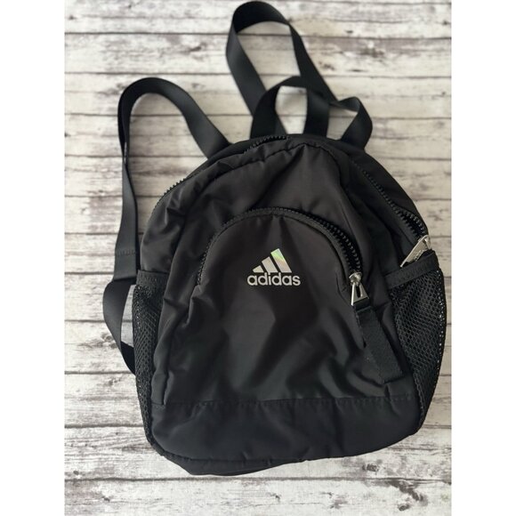 Adidas LINEAR MINI BACKPACK Black Unisex Training Sporty - Picture 2 of 13